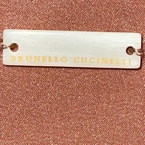 Brunello Cucinelli Designer Silky Cap Short Sleeve Luxe High End Blouse - Picture 8 of 10